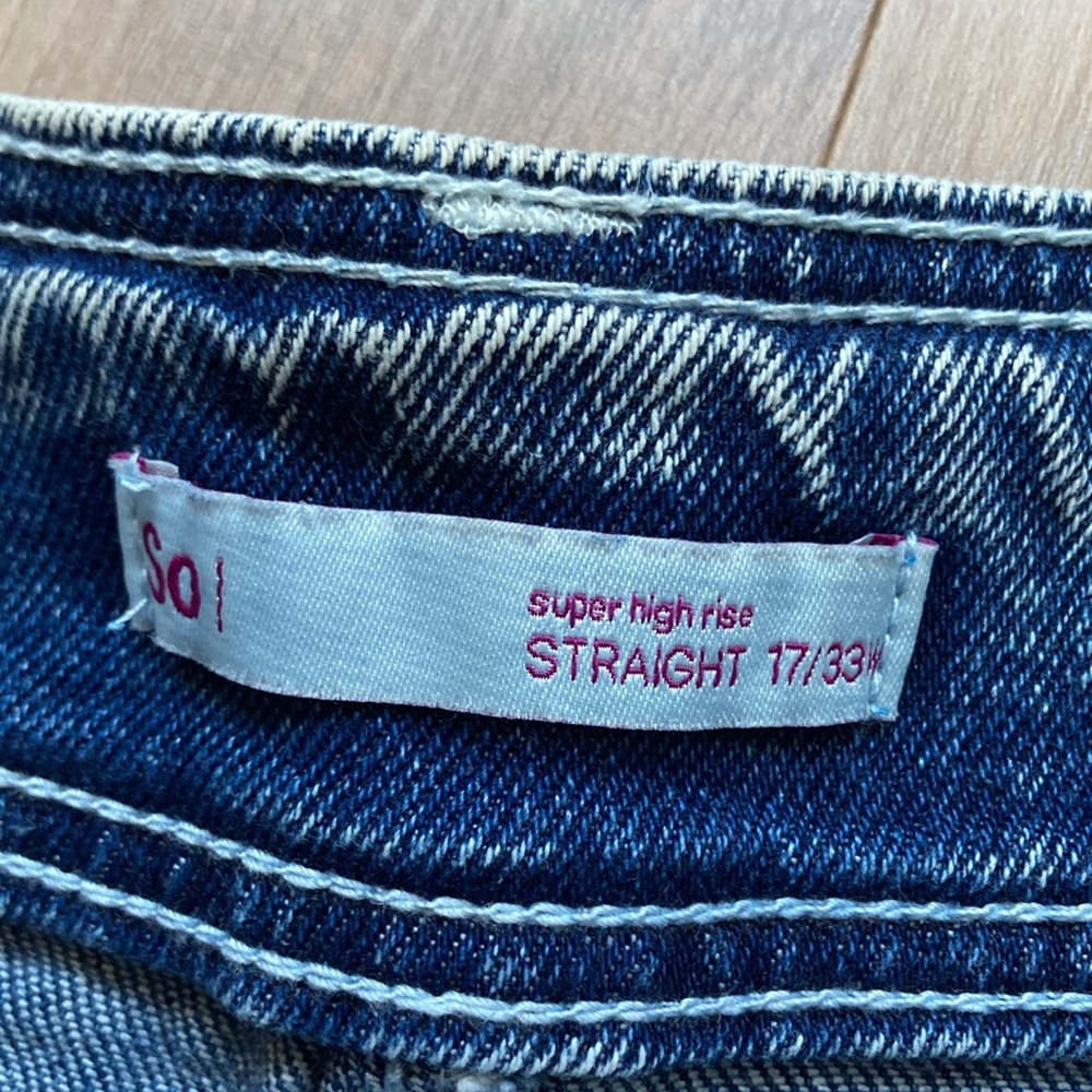 So jean super high rise straight retro jean size 17 33 - Picture 13 of 17